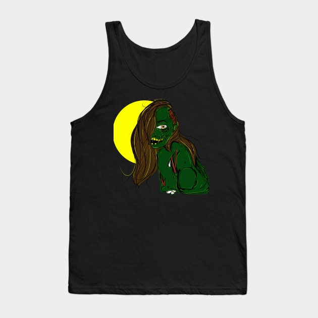 zombie Tank Top by SketchMaster